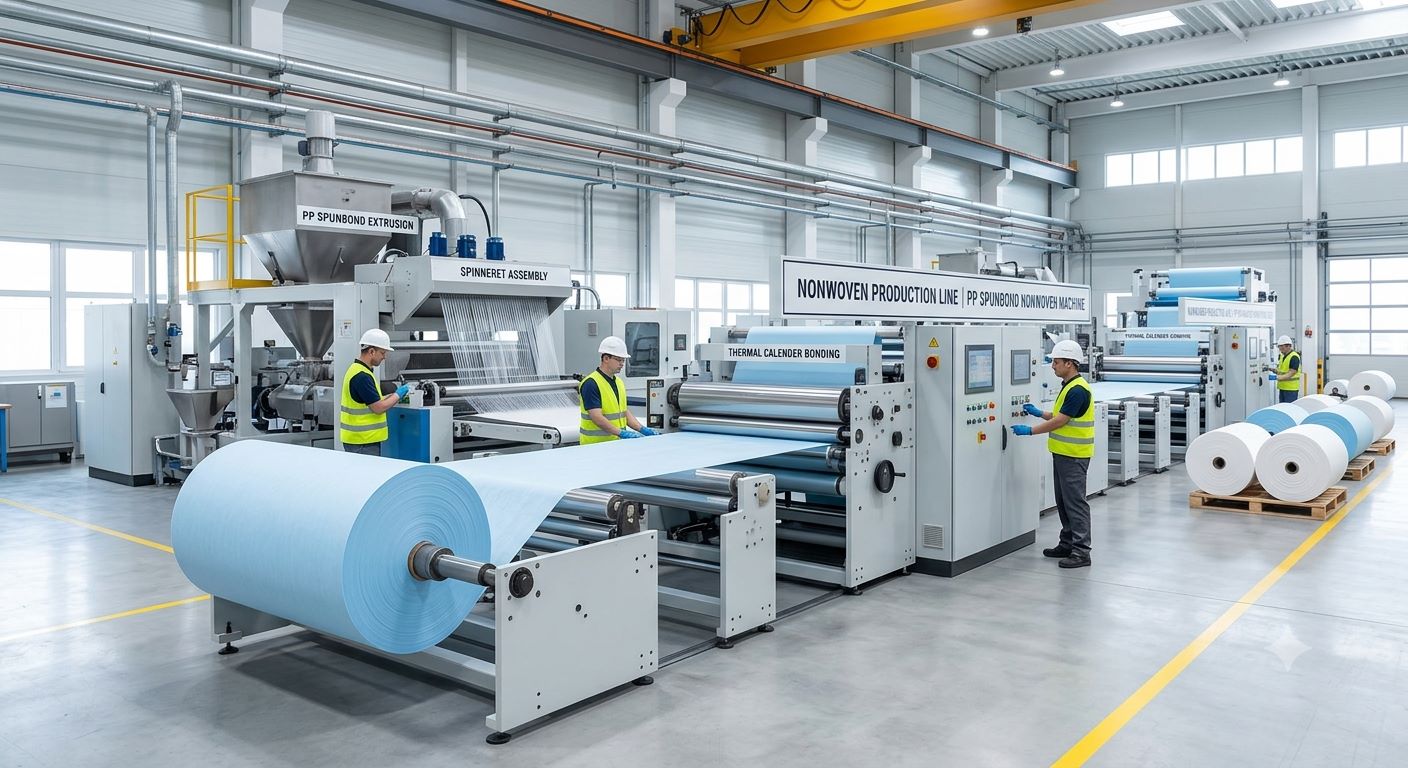 Nonwoven Production Line and PP Spunbond Nonwoven Machine: Complete Guide
