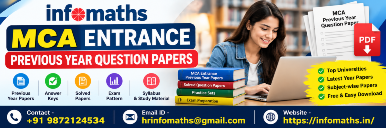 mca entrance previous year question papers